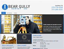 Tablet Screenshot of beargullysurveyco.com
